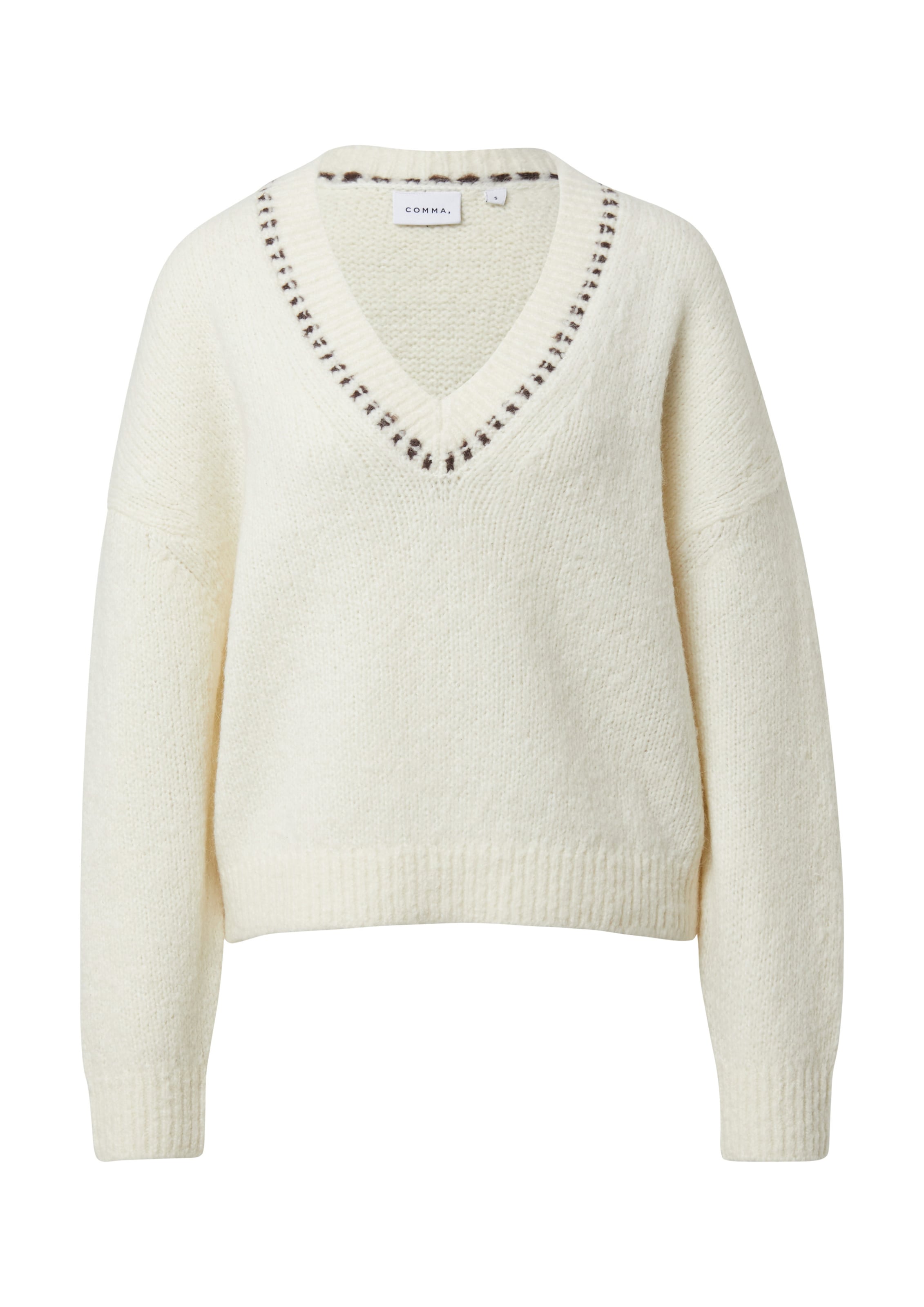 COMMA Pullover i beige: forside