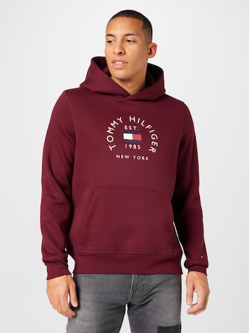 Sweat-shirt TOMMY HILFIGER en rouge : devant