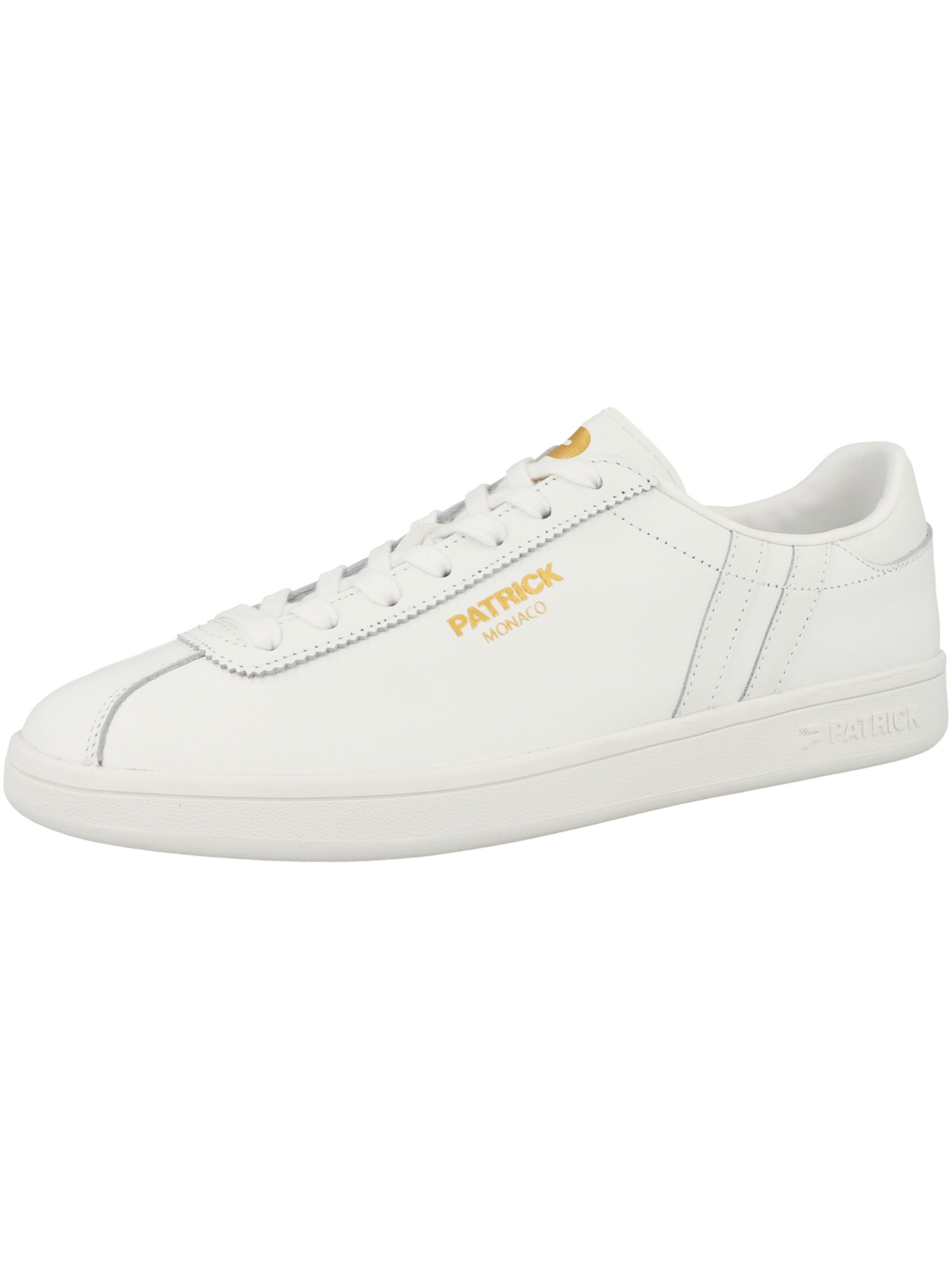 Sneaker bassa 'Monaco' di Patrick in bianco: frontale