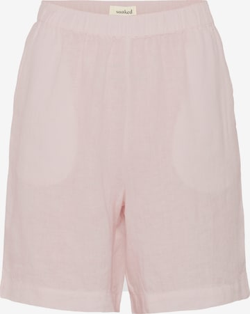 SOAKED IN LUXURY Kalhoty 'SLCelian' – pink: přední strana