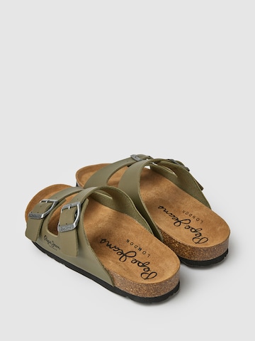 Pepe Jeans Mules 'OBAN CLASSIC 3' in Green