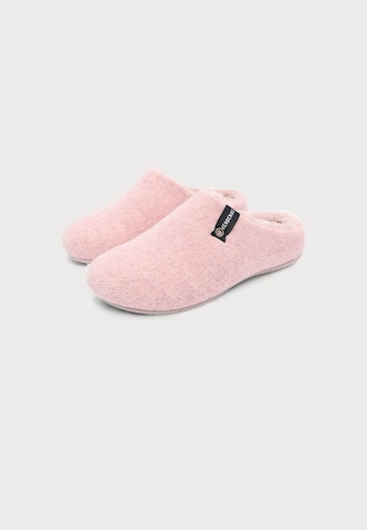 Pantoufle 'YORK' VERBENAS en rose