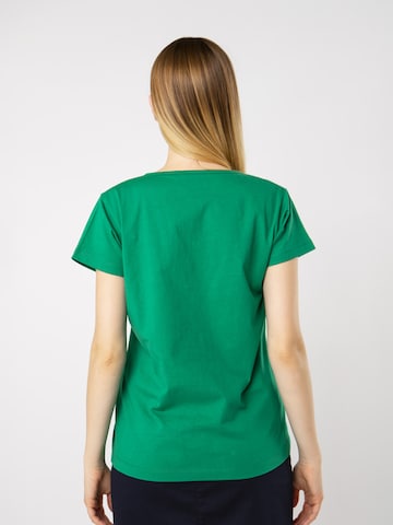 Maglietta '1OB011' di Quiosque in verde