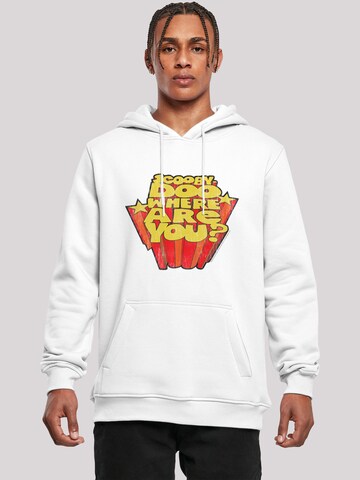 F4NT4STIC Sweatshirt 'Scoopy Doo Where Are You?' in Weiß: predná strana