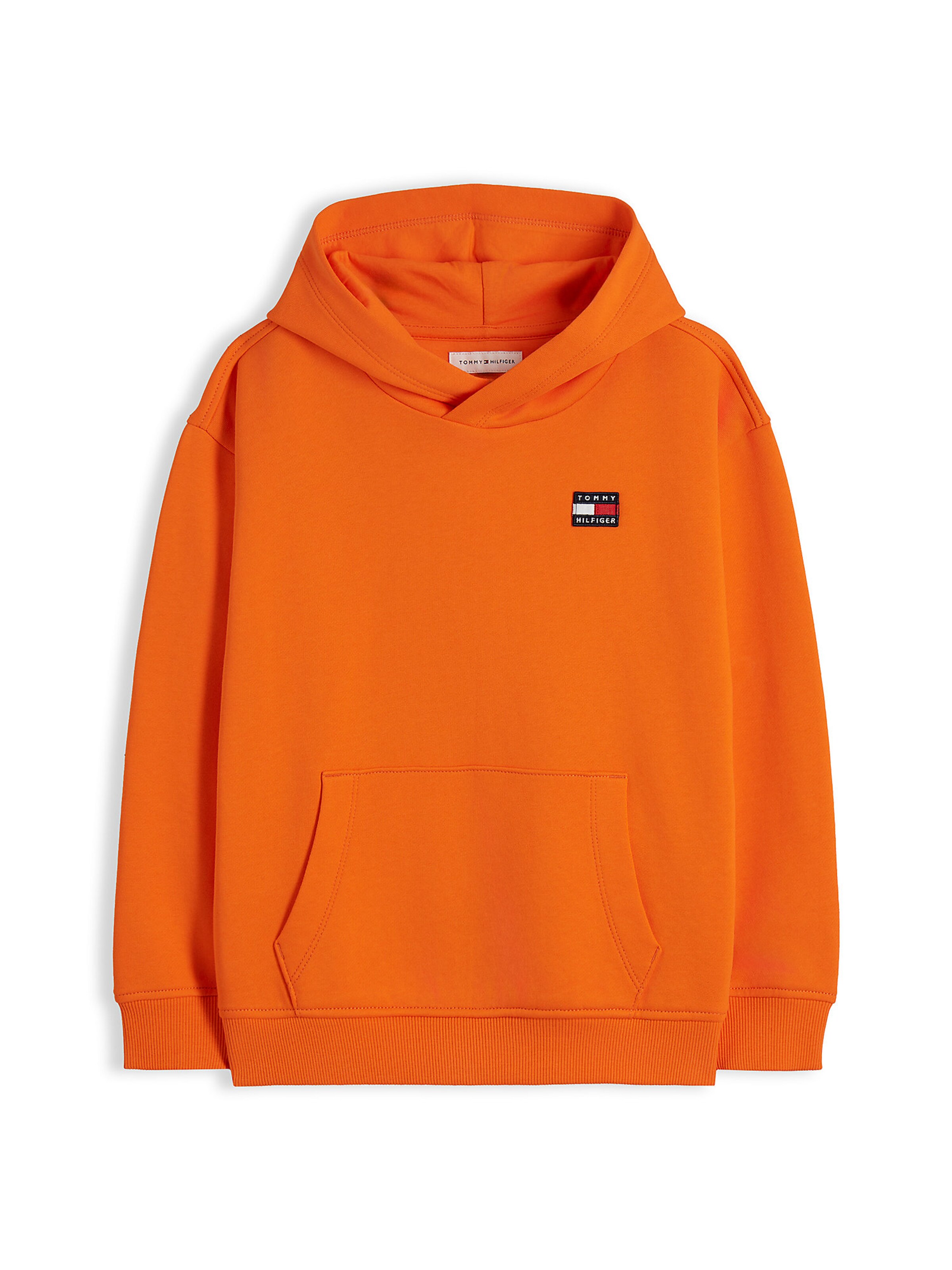TOMMY HILFIGER Sweatshirt 'Heritage' in Oranje: voorkant