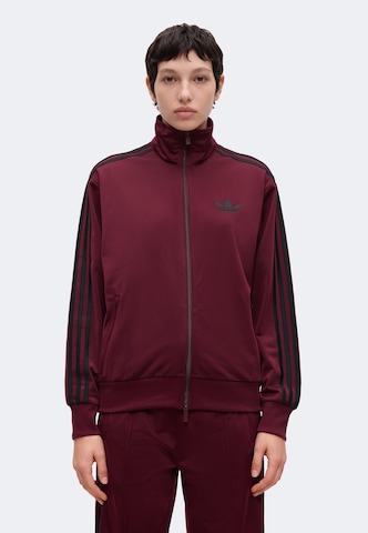 ADIDAS ORIGINALS - Casaco em moletão 'Firebird' em vermelho: frente