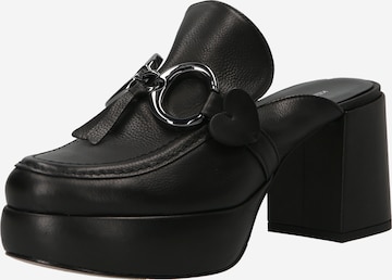 Kennel & Schmenger Clogs 'IRA' in Black: front