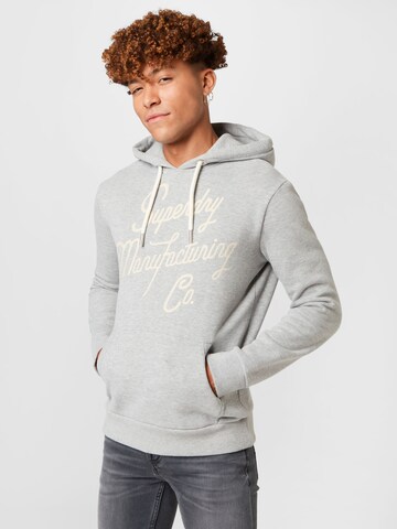 Superdry Sweatshirt in Grau: predná strana