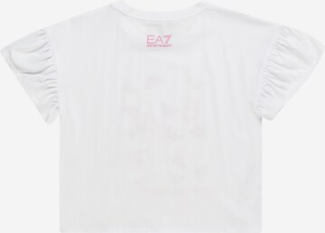Maglietta di EA7 Emporio Armani in bianco