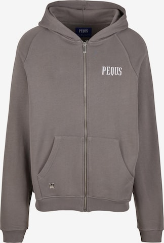 Pequs Bluza rozpinana w kolorze szary: przód