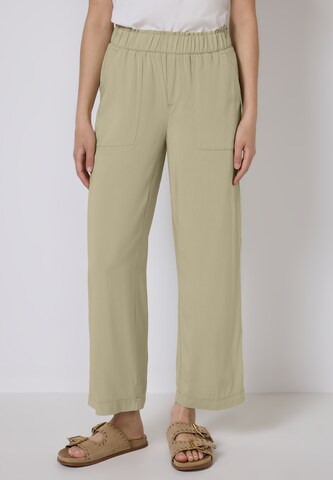 Street One Studio Loose fit Pants in Green: front