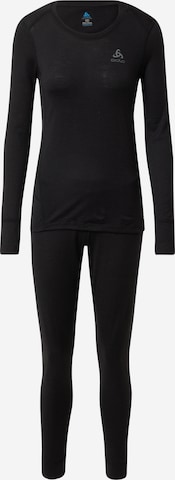 Base Layer ODLO en noir : devant