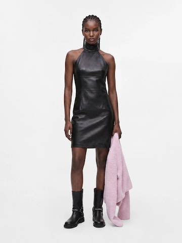KARL LAGERFELD JEANS Kleid in Schwarz: Vorderseite