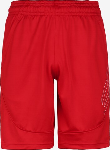 Pantalon de sport UNDER ARMOUR en rouge : devant