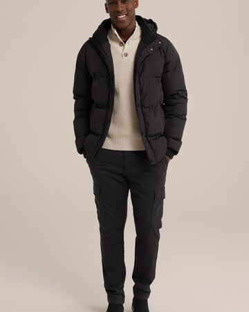 WE Fashion Jacke in Schwarz