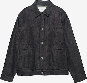 Pull&Bear Välikausitakki värissä musta: etupuoli