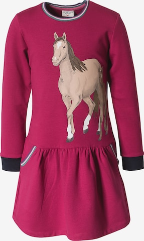myToys COLLECTION Kleid 'SALT AND PEPPER' in Pink: predná strana