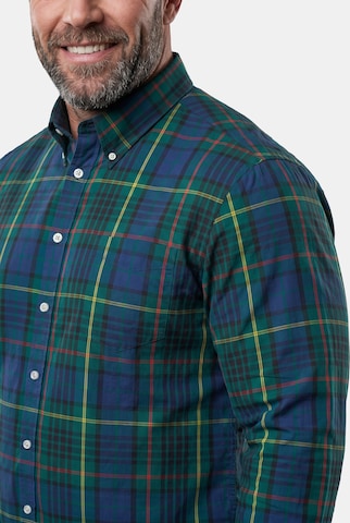 Men Plus Comfort Fit Hemd in Grün
