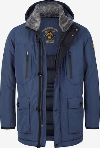 Jan Vanderstorm Performance Jacket 'Botulfr' in Blue: front