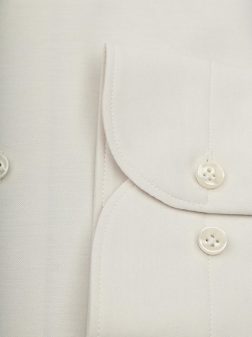 Profuomo Slim fit Button Up Shirt 'Sky Blue' in White