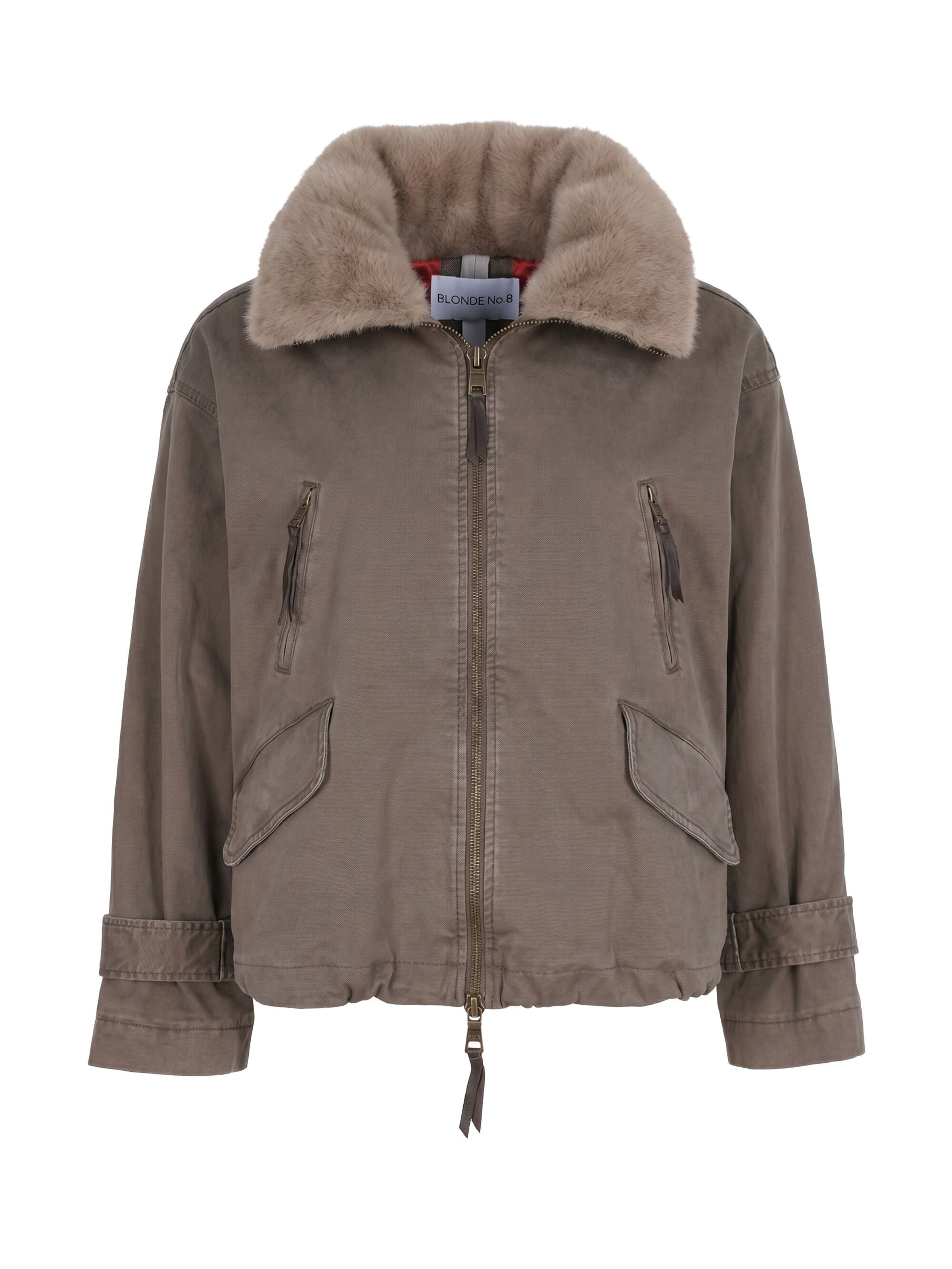 BLONDE No. 8 Winter Jacket 'Tyra II' in Brown: front