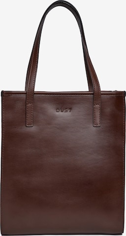 Cabas 'Leather Tote Dark Brown The Hamptons Collections' THE DUST COMPANY en marron : devant