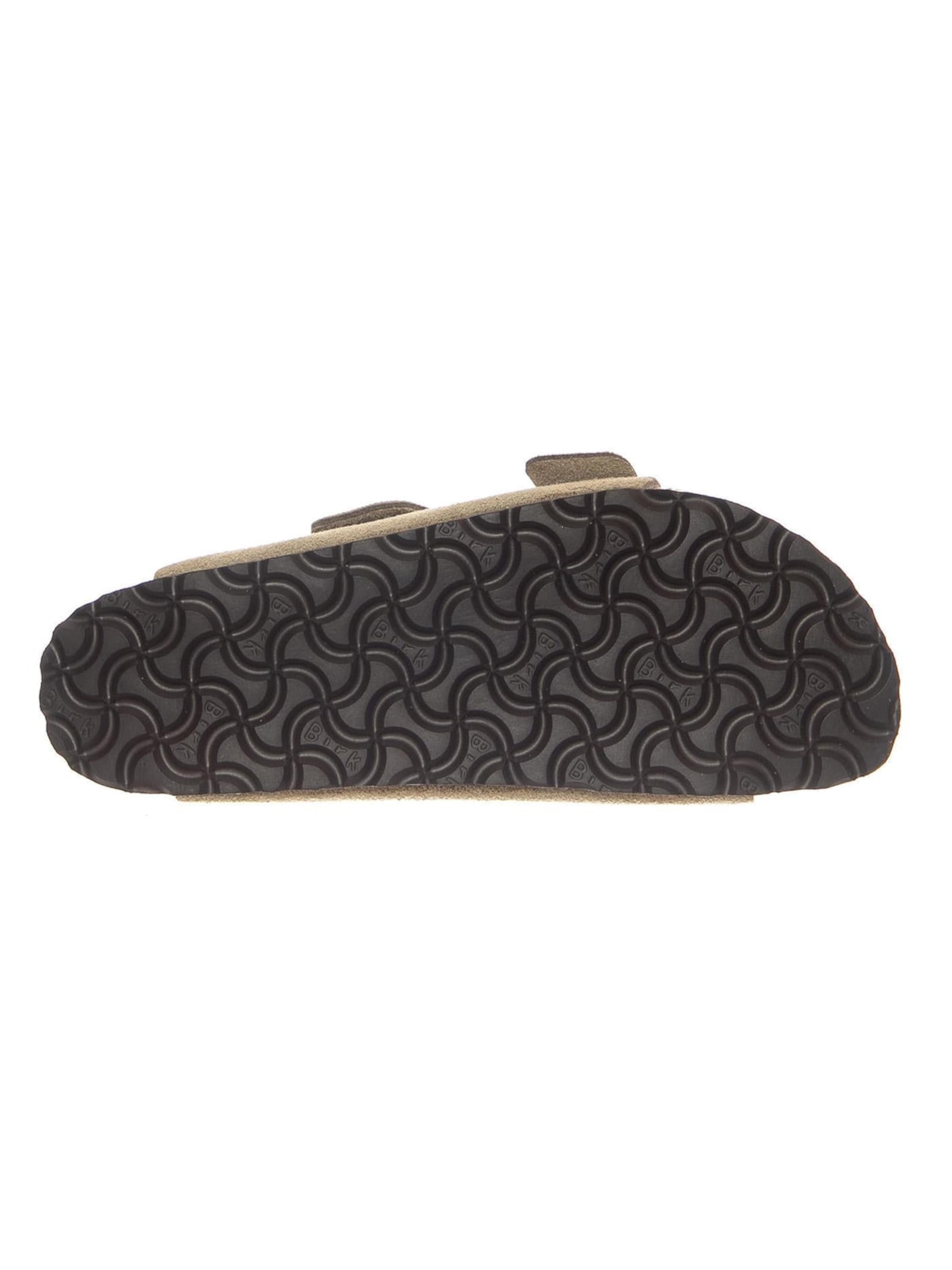 Sandales 'Arizona Suede Leather Narrow Fit Taupe' BIRKENSTOCK en beige