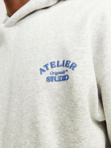 JACK & JONES Sweatshirt 'JJBROOKLYN' in Wit