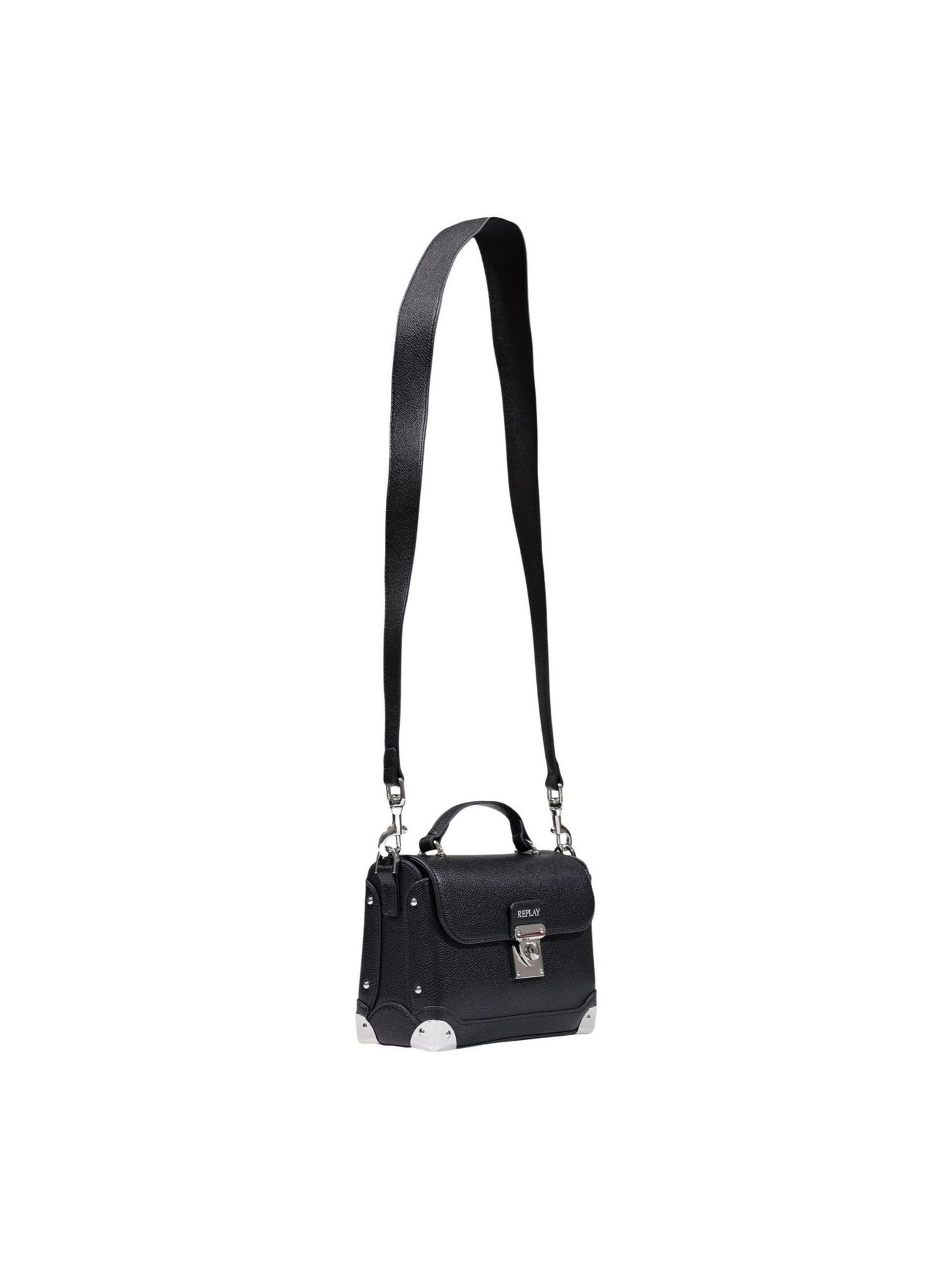 REPLAY - Bolso de hombro 'TEXTURIZED SYNTHETIC FW01A2.000.A7243S' en negro