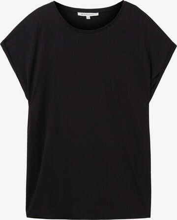 T-shirt TOM TAILOR DENIM en noir : devant