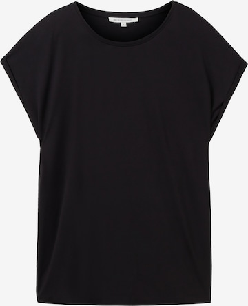 TOM TAILOR DENIM T-Shirt in Schwarz: predná strana