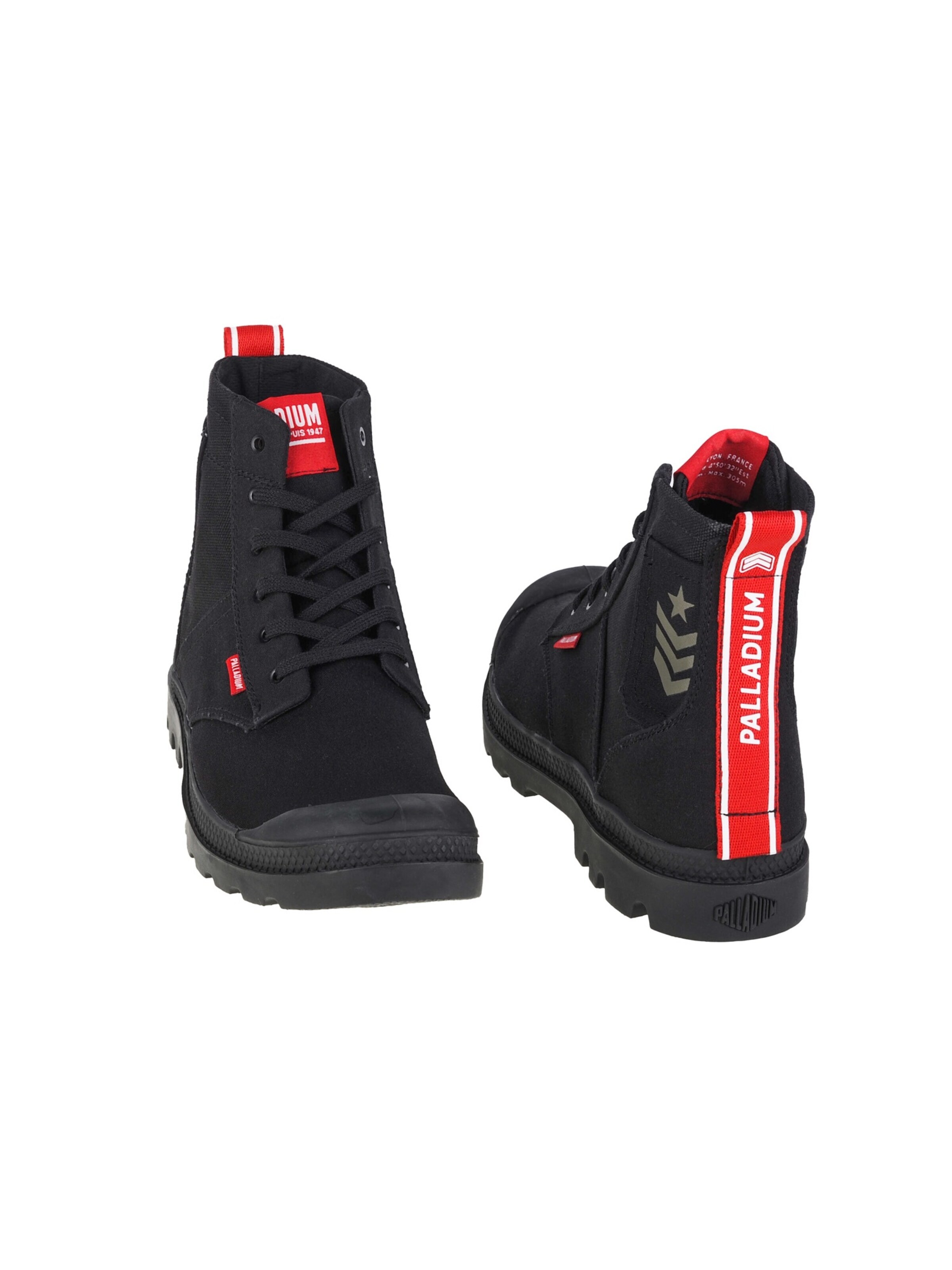 Palladium Sneakers hoog 'Pampa Hi Army' in Zwart