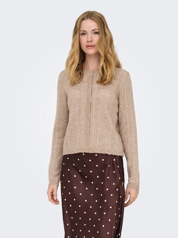 JDY Cardigan 'JDYApril' i brun: forside