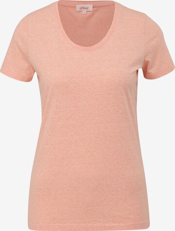 T-shirt s.Oliver en orange : devant