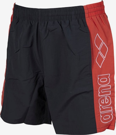 ARENA Badeshorts in rot / schwarz / weiß, Produktansicht