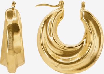 Boucles d'oreilles 'Prisca' Heideman en or : devant