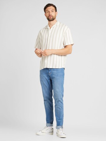 JACK & JONES - Ajuste regular Camisa 'Montana' en blanco