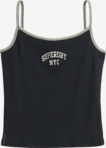 Haut Superdry en bleu : devant