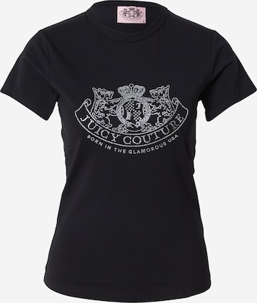 Juicy Couture Paita 'DOG CREST HILTON' värissä musta: etupuoli