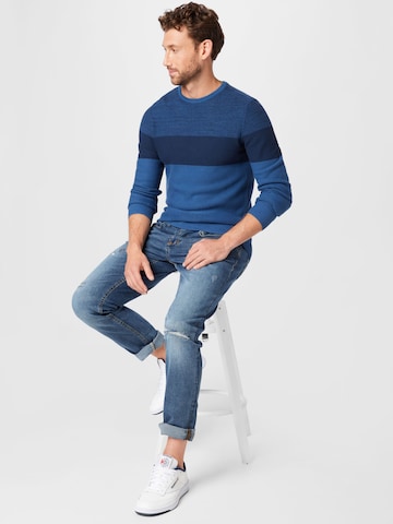 BLEND Pullover in Blau