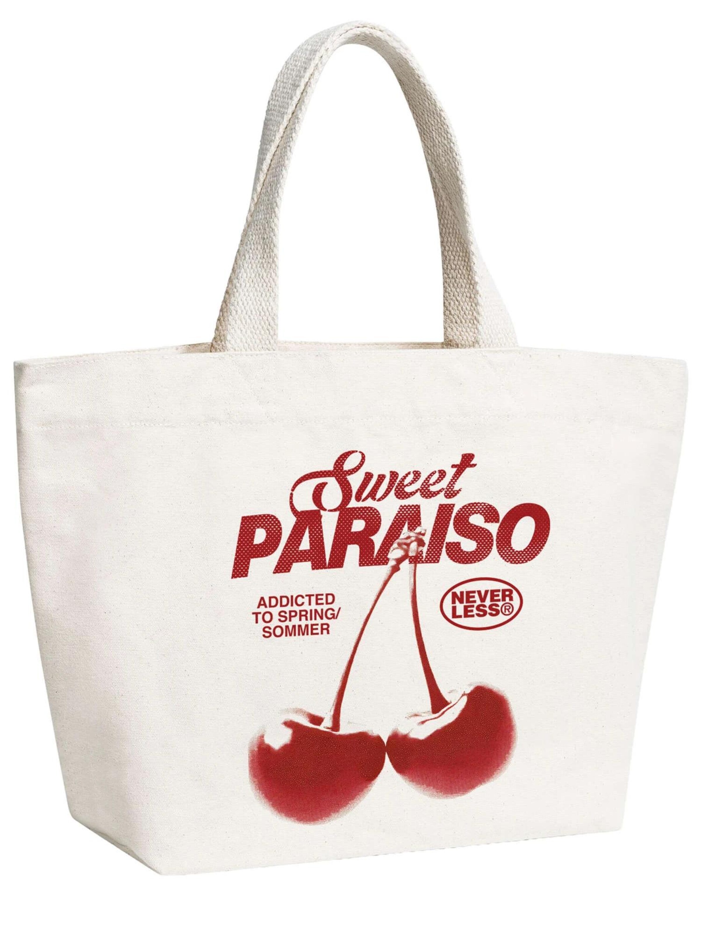 Neverless Strandtasche 'Sweet Paraiso'‌‌‌‌‌‌‌‌ in Beige: Vorderseite