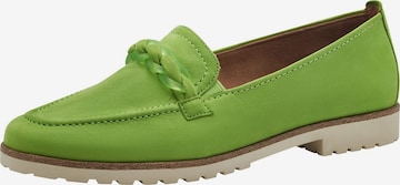 Chaussure basse Tamaris en vert : devant