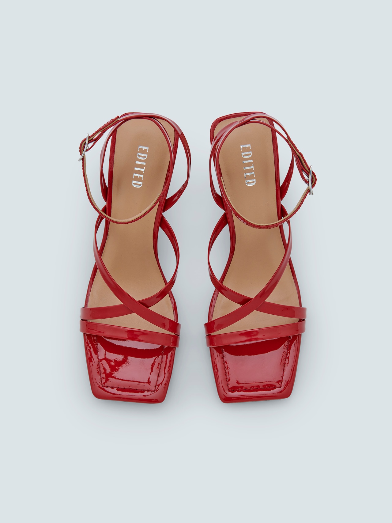 EDITED Produkte Sandalen 'Kareene' rot