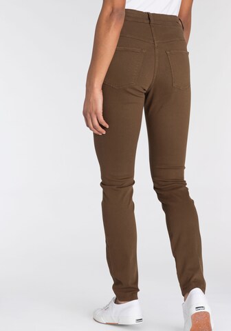 MAC Skinny Jeans in Braun