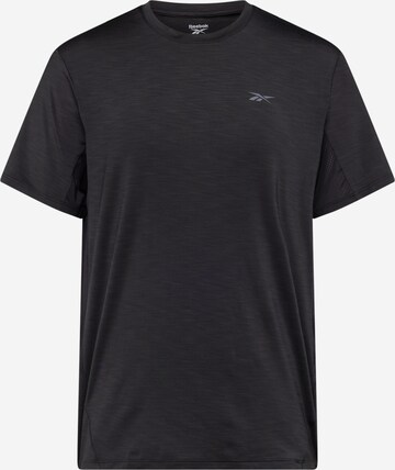 T-Shirt fonctionnel 'ATHLETE' Reebok en noir : devant