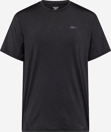 Tricou funcțional 'ATHLETE' de la Reebok pe negru: față