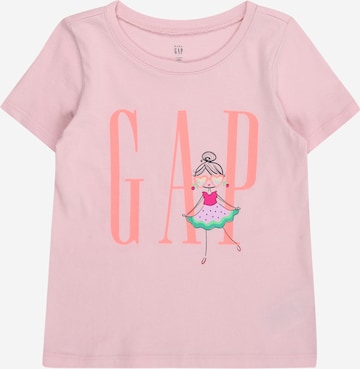 Maglietta di GAP in rosa: frontale