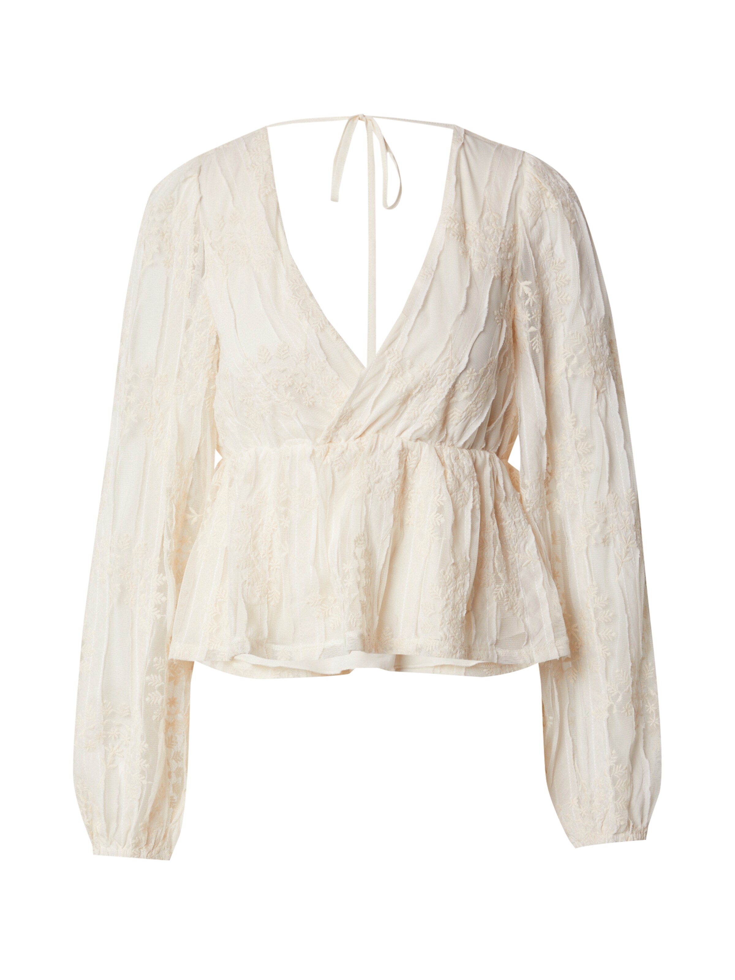 Gina Tricot Bluse i beige: forside