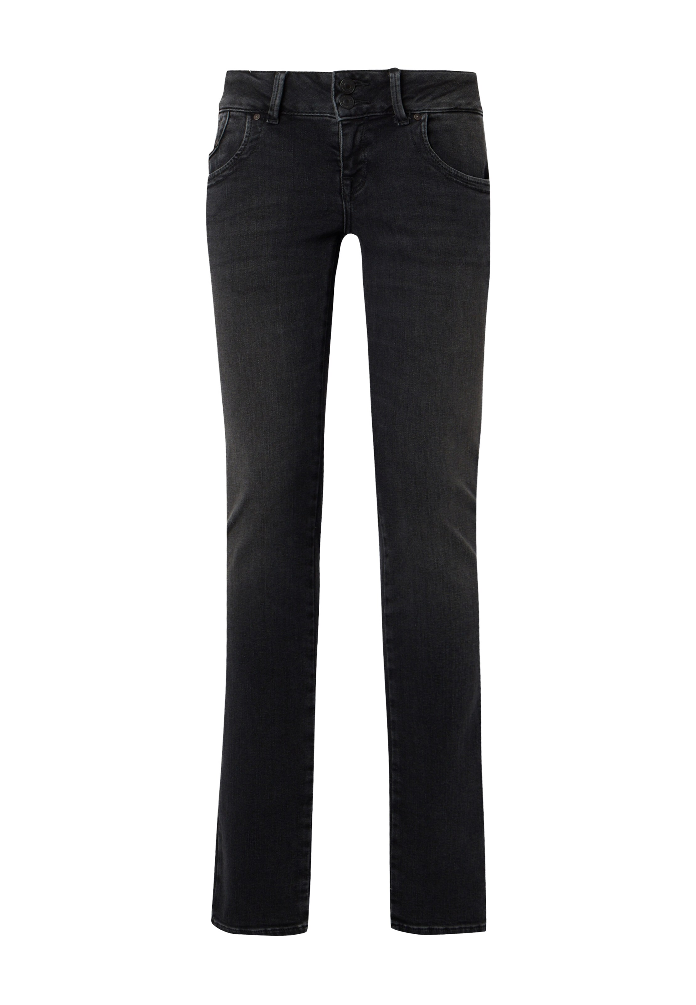 LTB Slimfit Jeans 'MOLLY' i svart: framsida