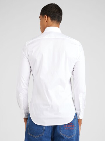 Coupe regular Chemise business 'FLEX' TOMMY HILFIGER en blanc